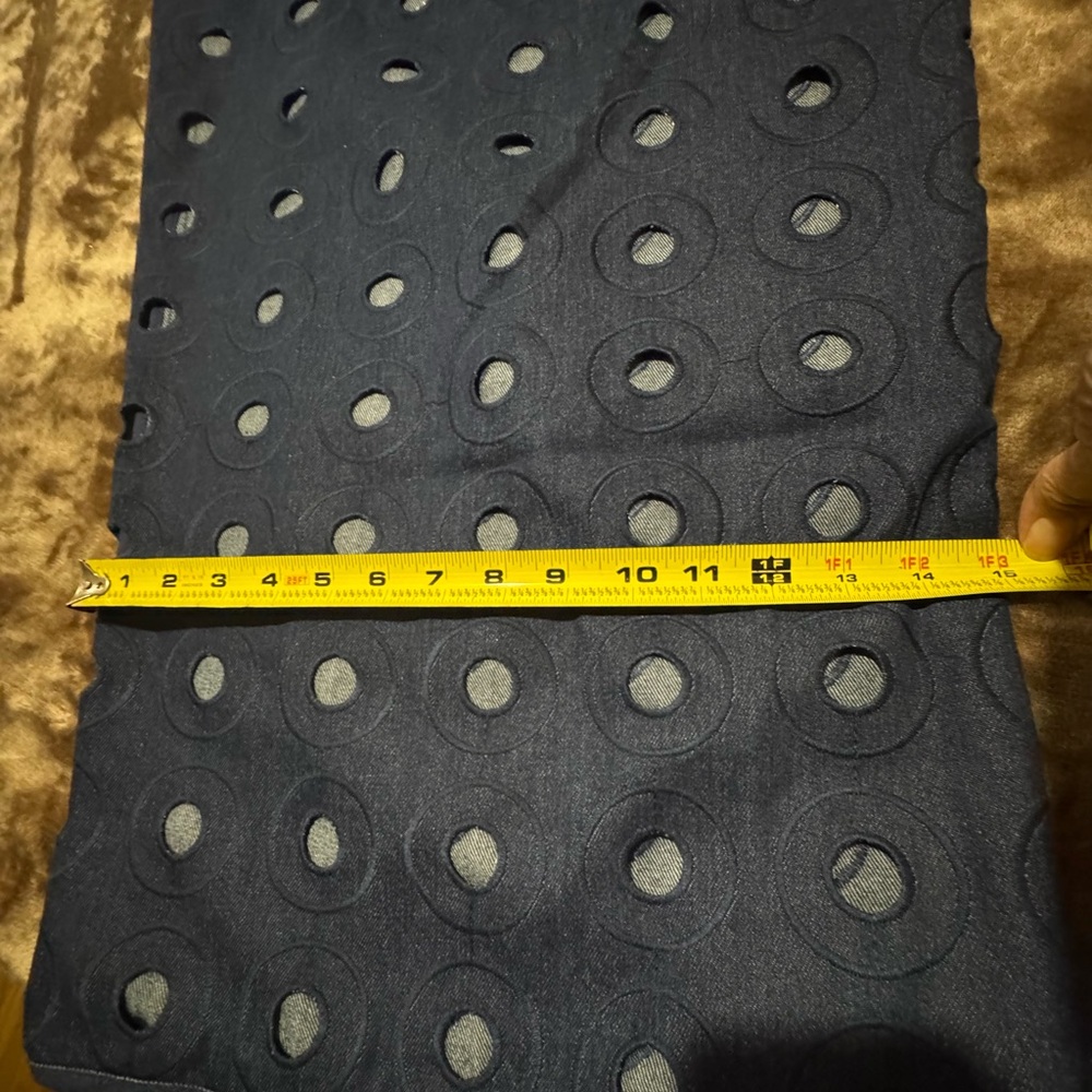 Eloquii Eyelet Wide-Leg Jeans - Picture 3 of 7